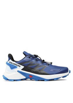Buty do biegania Salomon Supercross 4 L47315700 Niebieski ze sklepu eobuwie.pl w kategorii Buty sportowe męskie - zdjęcie 182043164