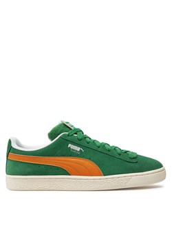 Sneakersy Puma Suede Patch 395388-01 Zielony ze sklepu eobuwie.pl w kategorii Trampki męskie - zdjęcie 182043214