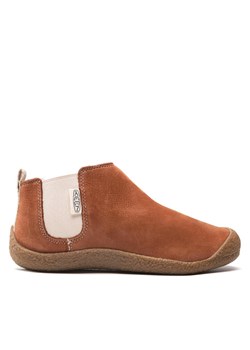 Sztyblety Keen Mosey Chelsea Leather 1026826 Brązowy ze sklepu eobuwie.pl w kategorii Botki - zdjęcie 182043442