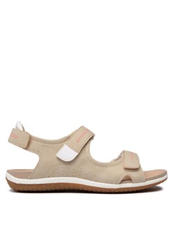 Sandały Geox D Sand.Vega A D52R6A 000EK C6029 Beżowy ze sklepu eobuwie.pl w kategorii Sandały damskie - zdjęcie 182043461