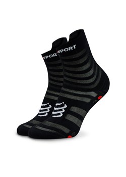 Skarpety wysokie unisex Compressport Pro Racing Socks V4.0 Ultralight Run High XU00050B Czarny ze sklepu eobuwie.pl w kategorii Skarpetki damskie - zdjęcie 182043462