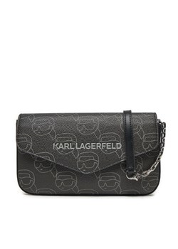 Torebka KARL LAGERFELD A1W32045 Czarny ze sklepu eobuwie.pl w kategorii Kopertówki - zdjęcie 182043503