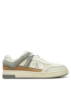 Sneakersy Calvin Klein Jeans YM0YM01110 Écru ze sklepu eobuwie.pl w kategorii Buty sportowe męskie - zdjęcie 182043594