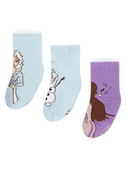 Skarpety Frozen ACCCS-AW24-234DFR (3-pack) Fioletowy ze sklepu eobuwie.pl w kategorii Skarpetki dziecięce - zdjęcie 182043702