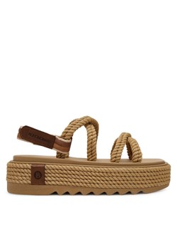 Sandały Bohonomad Tahiti TAH.0012.CPS Beżowy ze sklepu eobuwie.pl w kategorii Espadryle damskie - zdjęcie 182043803