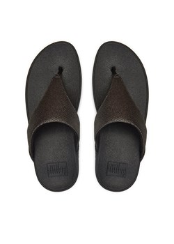 Japonki FitFlop Lulu HQ9 Czarny ze sklepu eobuwie.pl w kategorii Klapki damskie - zdjęcie 182043921