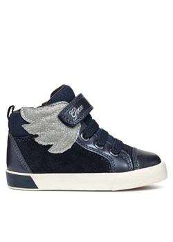 Sneakersy Geox B Kilwi Girl B36D5A 022NF C4P1W M Granatowy ze sklepu eobuwie.pl w kategorii Buty sportowe dziecięce - zdjęcie 182044032
