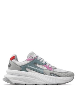 Sneakersy EA7 Emporio Armani X8X178 XK382 T676 Szary ze sklepu eobuwie.pl w kategorii Buty sportowe damskie - zdjęcie 182044311