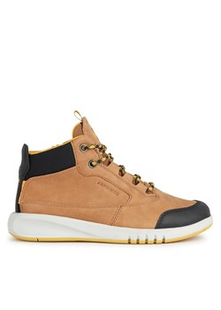 Sneakersy Geox J Aeranter Boy Abx J04CYA 0CL11 C6F2G S Brązowy ze sklepu eobuwie.pl w kategorii Buty zimowe dziecięce - zdjęcie 182044464