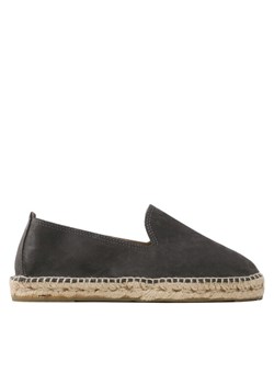 Espadryle Manebi Suede Flat Espadrilles W 1.0 C0 Szary ze sklepu eobuwie.pl w kategorii Espadryle męskie - zdjęcie 182044501