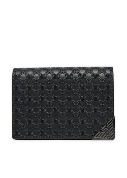 Mały Portfel Męski Emporio Armani Y4R576 YQ82X 80001 Czarny ze sklepu eobuwie.pl w kategorii Portfele męskie - zdjęcie 182044644