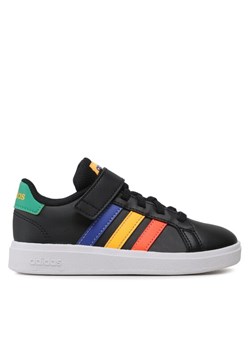 Sneakersy adidas Grand Court Lifestyle Court HP8914 Czarny ze sklepu eobuwie.pl w kategorii Buty sportowe dziecięce - zdjęcie 182044670