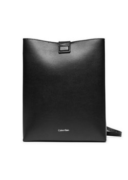 Torebka Calvin Klein Line Ns Crossbody Lth Bag LV04F3005G Czarny ze sklepu eobuwie.pl w kategorii Listonoszki - zdjęcie 182044742