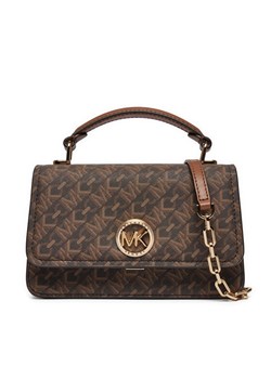 Torebka MICHAEL Michael Kors Delancey 32T4GD8C5B Brązowy ze sklepu eobuwie.pl w kategorii Torebki damskie - zdjęcie 182044754