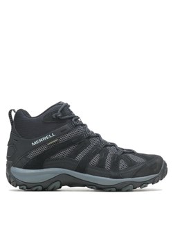 Trekkingi Merrell Alverstone 2 Mid Wp J036923 Czarny ze sklepu eobuwie.pl w kategorii Buty trekkingowe męskie - zdjęcie 182044970