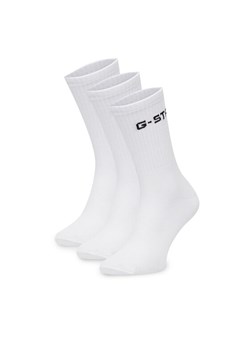 Skarpety G-Star Raw AS_G_STAR_001W_SS25 (3-PACK) Biały ze sklepu eobuwie.pl w kategorii Skarpetki damskie - zdjęcie 182045272