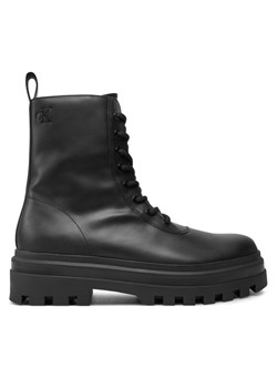 Trapery Calvin Klein Jeans Lugged YM0YM01066 Czarny ze sklepu eobuwie.pl w kategorii Buty zimowe męskie - zdjęcie 182045492
