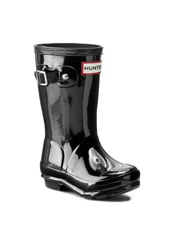Kalosze Hunter Orginal Kids Gloss JFT6000RGL Czarny ze sklepu eobuwie.pl w kategorii Kalosze dziecięce - zdjęcie 182045582