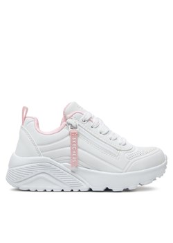 Sneakersy Skechers Uno Lite 310387L Biały ze sklepu eobuwie.pl w kategorii Buty sportowe dziecięce - zdjęcie 182045681