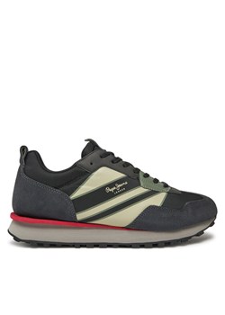 Sneakersy Pepe Jeans PMS60025 Czarny ze sklepu eobuwie.pl w kategorii Buty sportowe męskie - zdjęcie 182045704