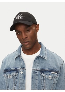 Czapka z daszkiem Calvin Klein Jeans Monologo LV04G5065G Czarny ze sklepu eobuwie.pl w kategorii Czapki z daszkiem męskie - zdjęcie 182045731