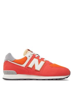 Sneakersy New Balance GC574RCB Pomarańczowy ze sklepu eobuwie.pl w kategorii Buty sportowe dziecięce - zdjęcie 182045954