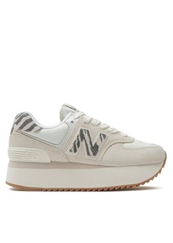 Sneakersy New Balance WL574ZDD Écru ze sklepu eobuwie.pl w kategorii Buty sportowe damskie - zdjęcie 182046542