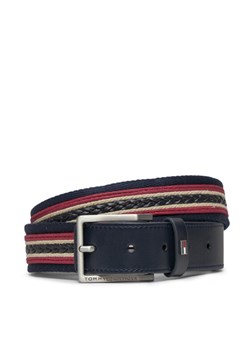 Pasek Męski Tommy Hilfiger Oliver Webbing 3.5 AM0AM12049 Granatowy ze sklepu eobuwie.pl w kategorii Paski męskie - zdjęcie 182046643