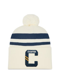Czapka Champion Bookstore 805680 YS084 Écru ze sklepu eobuwie.pl w kategorii Czapki zimowe damskie - zdjęcie 182046713
