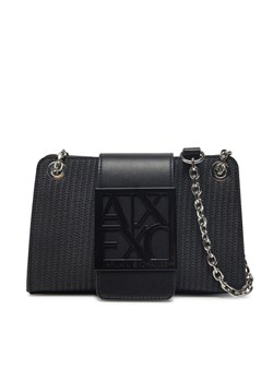 Torebka Armani Exchange XW000281 AF13673 UC001 Czarny ze sklepu eobuwie.pl w kategorii Kopertówki - zdjęcie 182046774