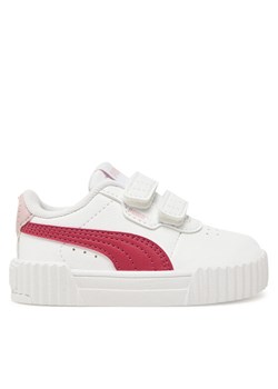 Sneakersy Puma Carina 3.0 V Inf 401480 06 Biały ze sklepu eobuwie.pl w kategorii Buty sportowe dziecięce - zdjęcie 182046853