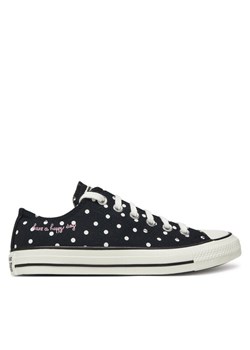 Trampki Converse Chuck Taylor All Star Polka Dots A12570C Czarny ze sklepu eobuwie.pl w kategorii Trampki damskie - zdjęcie 182046961
