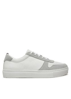 Sneakersy Tommy Hilfiger Premium Corporate Lth Mix FM0FM05244 Biały ze sklepu eobuwie.pl w kategorii Buty sportowe męskie - zdjęcie 182047140