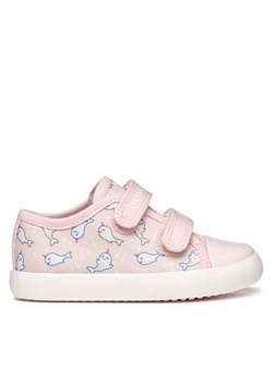 Sneakersy Geox B Gisli B451MB 000AN C8010 M Różowy ze sklepu eobuwie.pl w kategorii Buty sportowe dziecięce - zdjęcie 182047374