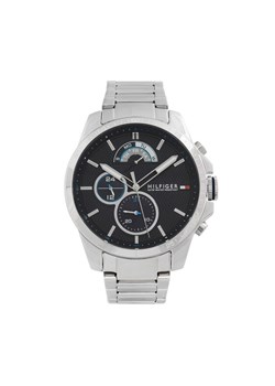 Zegarek Tommy Hilfiger Decker1791348 Srebrny ze sklepu eobuwie.pl w kategorii Zegarki - zdjęcie 182047511