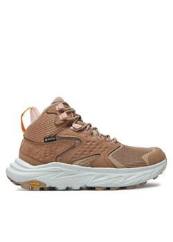 Trekkingi Hoka Anacapa 2 Mid GTX GORE-TEX 1142831 Brązowy ze sklepu eobuwie.pl w kategorii Buty trekkingowe damskie - zdjęcie 182047524