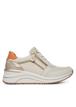 Sneakersy Remonte D0T10-80 Écru ze sklepu eobuwie.pl w kategorii Buty sportowe damskie - zdjęcie 182047652