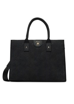 Torebka Beverly Hills Polo Club BHPC-L-002-07 Czarny ze sklepu eobuwie.pl w kategorii Kuferki - zdjęcie 182047722
