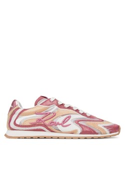 Sneakersy KARL LAGERFELD Venus KL65925 Różowy ze sklepu eobuwie.pl w kategorii Buty sportowe damskie - zdjęcie 182047994