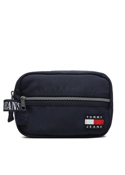 Kosmetyczka Tommy Hilfiger Tjm Heritage Washbag AM0AM11203 Granatowy ze sklepu eobuwie.pl w kategorii Kosmetyczki - zdjęcie 182048140