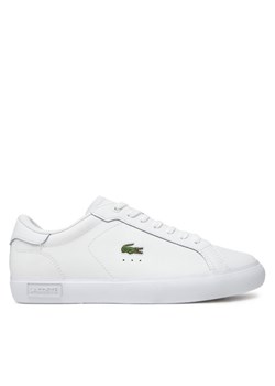 Sneakersy Lacoste Powercourt 7-49SFA0086 Biały ze sklepu eobuwie.pl w kategorii Buty sportowe damskie - zdjęcie 182048260