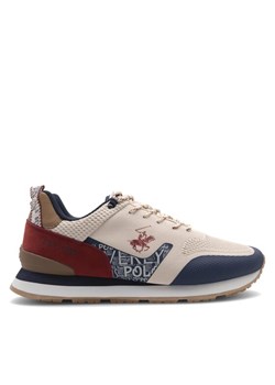 Sneakersy Beverly Hills Polo Club PASEO-01 Beżowy ze sklepu eobuwie.pl w kategorii Buty sportowe męskie - zdjęcie 182048294