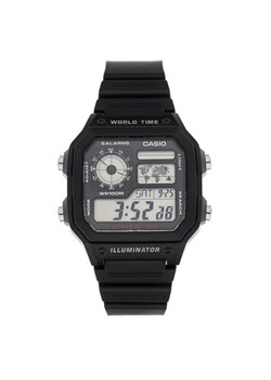 Zegarek Casio AE-1200WH-1AVEF Czarny ze sklepu eobuwie.pl w kategorii Zegarki - zdjęcie 182048784