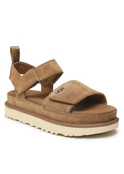 Sandały Ugg W Goldenstar Sandals 1136783 Brązowy ze sklepu eobuwie.pl w kategorii Sandały damskie - zdjęcie 182049184