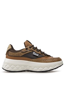 Sneakersy Guess Kyrki FLTKYR FAL12 Brązowy ze sklepu eobuwie.pl w kategorii Buty sportowe damskie - zdjęcie 182049503