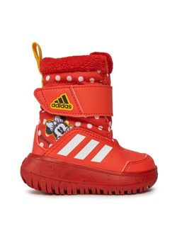 Śniegowce adidas Winterplay x Disney Shoes Kids IG7191 Czerwony ze sklepu eobuwie.pl w kategorii Buty zimowe dziecięce - zdjęcie 182049524