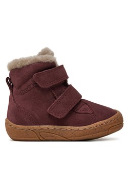 Kozaki Froddo Minni Suede G2110141-1 M Czerwony ze sklepu eobuwie.pl w kategorii Buty zimowe dziecięce - zdjęcie 182049573