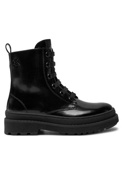 Trapery Calvin Klein Jeans Lace-Up Bootie V4A5-81031-1453 M Czarny ze sklepu eobuwie.pl w kategorii Buty zimowe dziecięce - zdjęcie 182049673