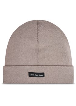 Czapka Calvin Klein Inst Patch K50K512142 Szary ze sklepu eobuwie.pl w kategorii Czapki zimowe męskie - zdjęcie 182049724
