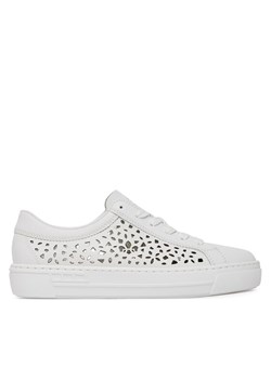 Sneakersy Rieker L8831-80 Biały ze sklepu eobuwie.pl w kategorii Buty sportowe damskie - zdjęcie 182049741